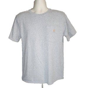 Carhartt Women's T Shirt Size L (12/14) Loose Fit Pocket Tee 103067 Ladies